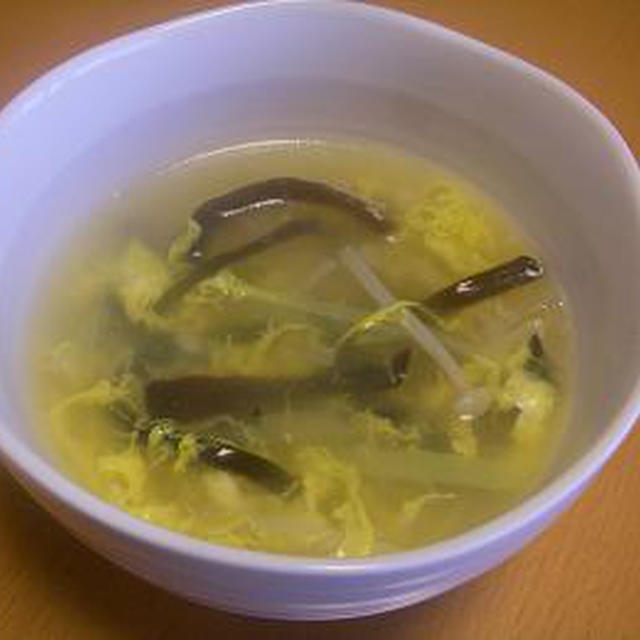 生きくらげで　スープ＆豆腐あんかけ
