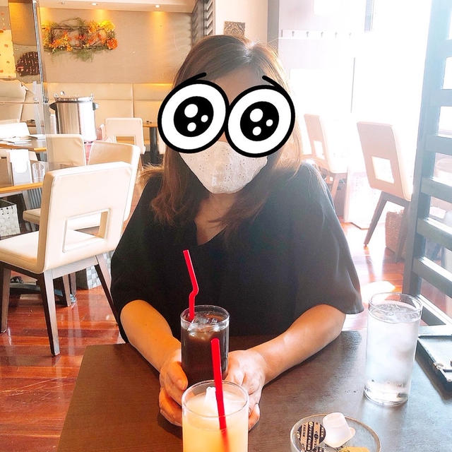 母とお茶しに来ました〜！！