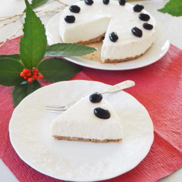 酒粕レアチーズケーキ　de 大人な和スイーツ。。。