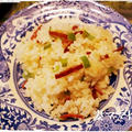 カルパスのガーリックライス♪ Garlic Rice with Dry Sausage