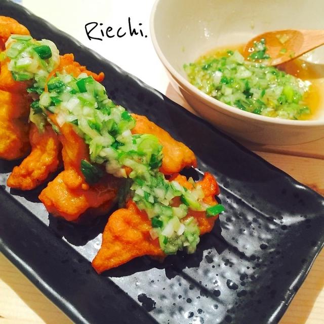 豚肉の唐揚げ〜さっぱりとねぎ塩ダレで〜