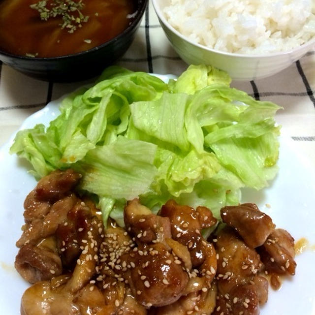 鶏のにんにく照り焼き※レシピ付き