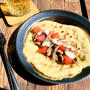 ギリシャのギロピタ入りサンド風、薄焼きパンのサンド