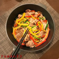 簡単彩りメイン～韓の食菜 チャプチェ～