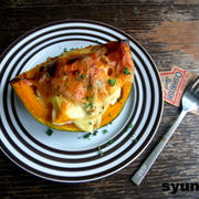 【簡単！！カフェごはん】焼きかぼちゃチーズサラダ
