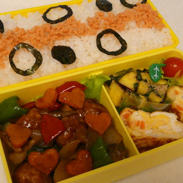 お弁当（肉団子入り中華炒め）