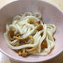 なめこ入りあんかけうどんでお昼ご飯