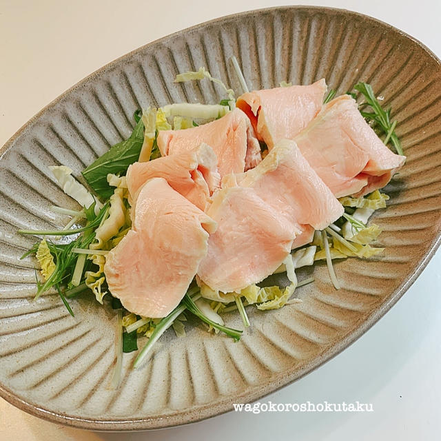 鍋で低温調理　「蒸し鶏・よだれ鶏」　レシピ