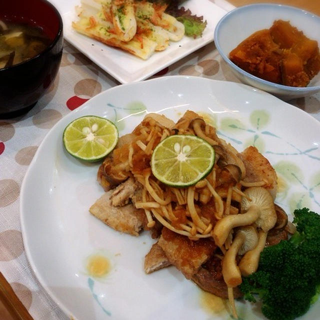 簡単かぼちゃの甘煮。