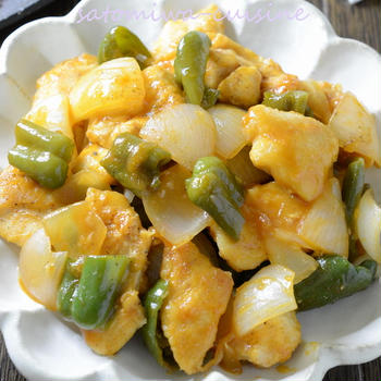 お弁当にも！【簡単☆酢鶏】鶏むね肉でしっとり柔らか｜簡単米粉料理