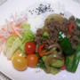 きゅうりと挽き肉の炒め物♪