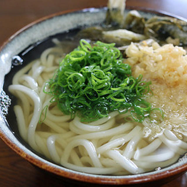 旅の前に「いつものうどん」
