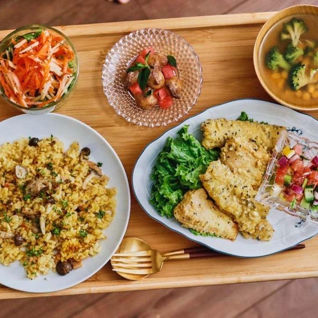 初めて作った100人分の給食