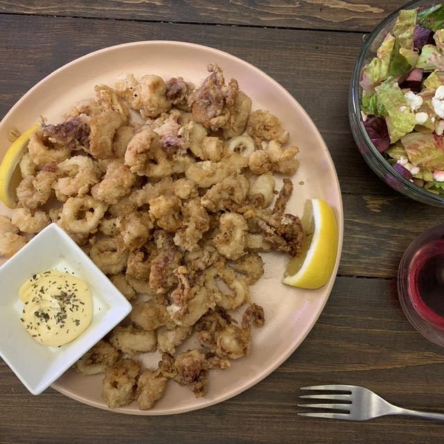 イカのフライ　Fried Calamari