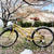 ひとり花見の相棒は、自転車とK・SWISS Classic 66 　