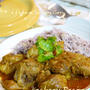 『鍋用鶏もも肉のぶつ切りで　インド風チキンカレー』