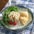 鶏肉のワイン蒸しマスタード和えで朝ごはん