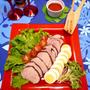 豚肉の紅茶煮にんにく酢醤油漬け☆圧力鍋でしっとり〜！！