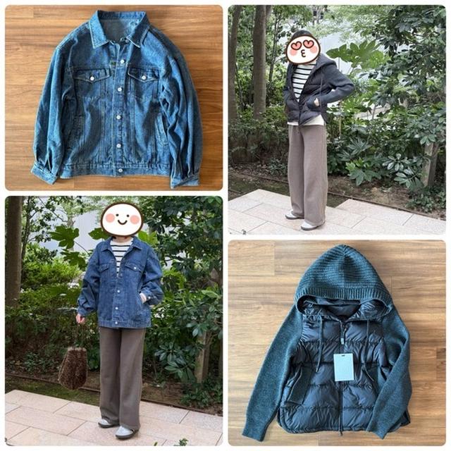 【PR】ボリューム袖がかわいいデニムジャケット&ミックス素材で軽やかなダウンジャケット　重ね着できる♪