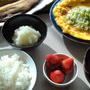 魚メイン！にがっかりさせない！和風オープンオムレツ　de　夕食　＆　お料理の組合せは工夫次第！？