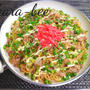 お肉たっぷり♪ごま油香る!ネギだくオイマヨ焼きそば