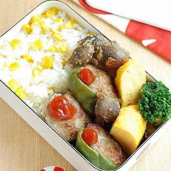 ピーマンの肉詰め弁当【欠航】