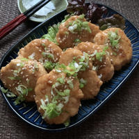 ガリと豆腐のふんわり鶏つくね【#簡単 #節約 #主菜 #おつまみ #おうち居酒屋】