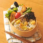 ママ弁「さつまいもご飯のお弁当」