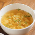 イタリアン卵スープ、簡単、ふわふわスープ