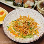 簡単にできる手作りドレッシングで♪野菜たっぷり、おつまみサラダ！