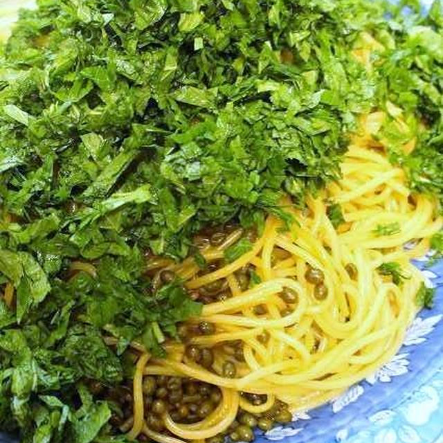 青じそのパスタ