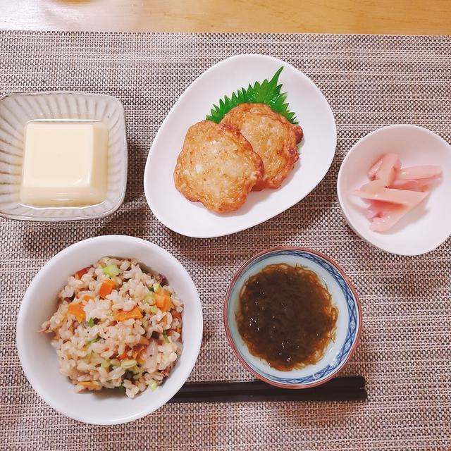 ９月４日：晩ごはんに”鯖ご飯”を炊きました