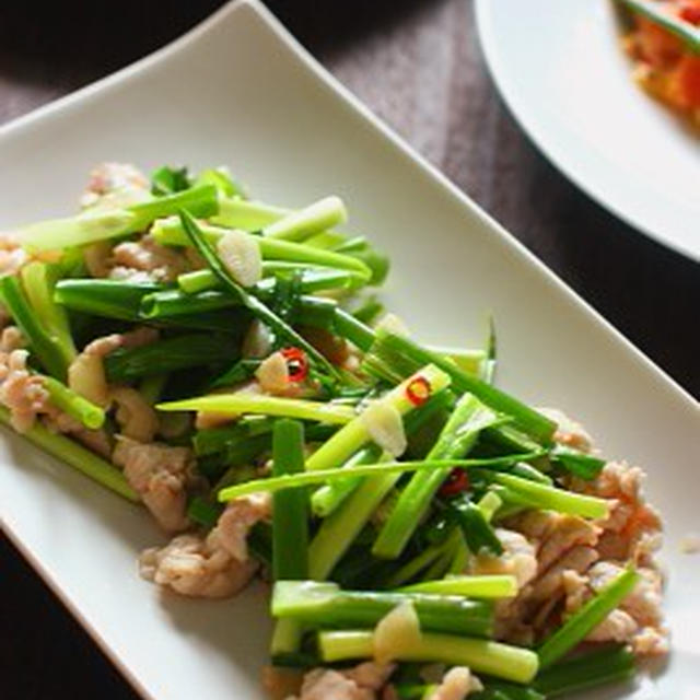 ベトナム風 豚肉と青葱の生姜炒め