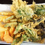 ■ランチ副菜から【菜園採りの野菜天婦羅　衣はビールで＾＾P-1 】／その他　地震雲？？