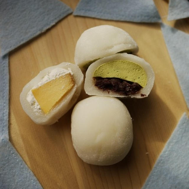 花巻「案山子」の焼きプリン大福