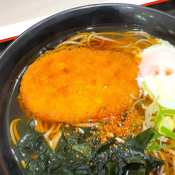 立ち蕎麦行脚「名代富士そば錦糸町店のコロ玉そば」