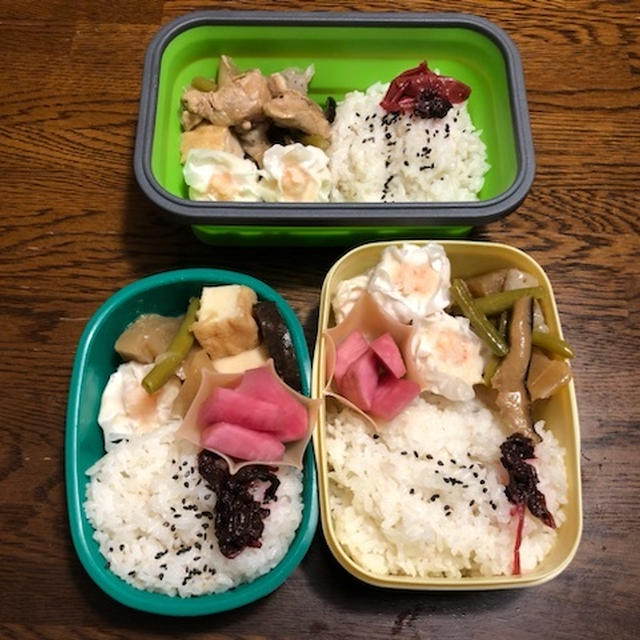 最近のお弁当　　