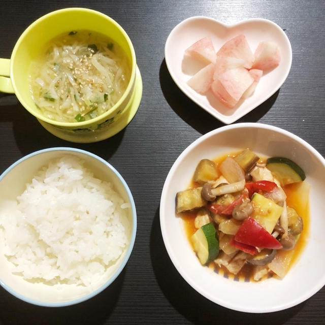【幼児食】2years☆チキンのトマト煮込み☆取り分けレシピ