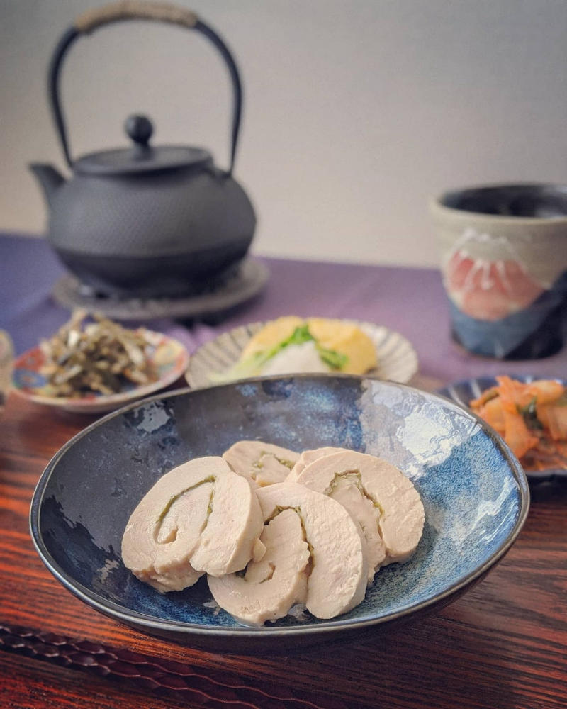 大葉ととろけるチーズの梅生ハム✨