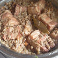 Maiale e lenticche 豚バラとレンズ豆の煮込み