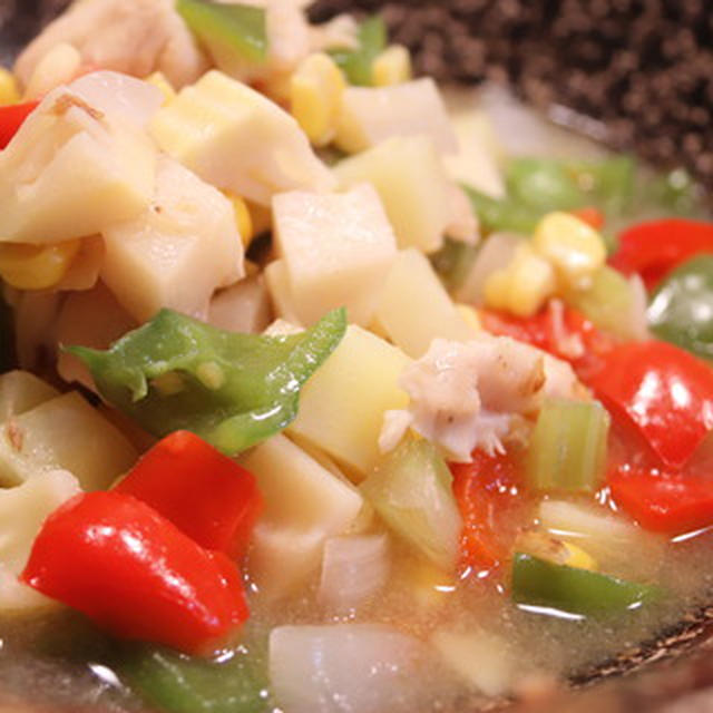 〚レシピ公開〛中華風　筍と鶏むね肉の旨煮込み・・・は、母の味
