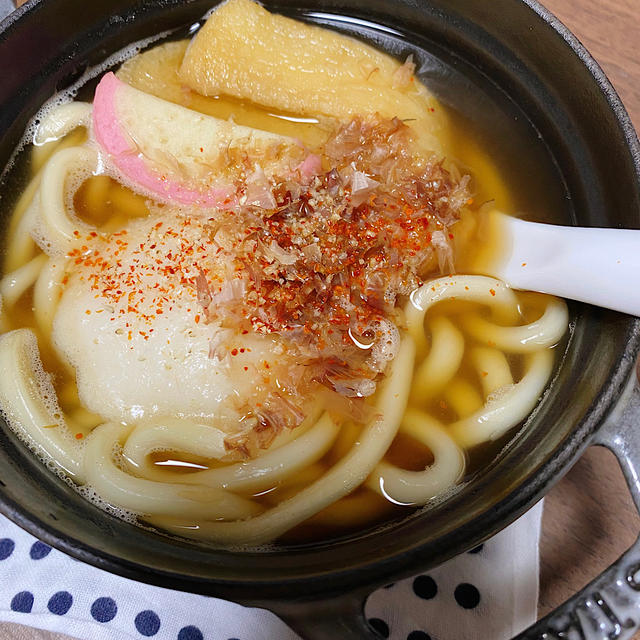 ストウブでちからうどん、オムライス、風邪