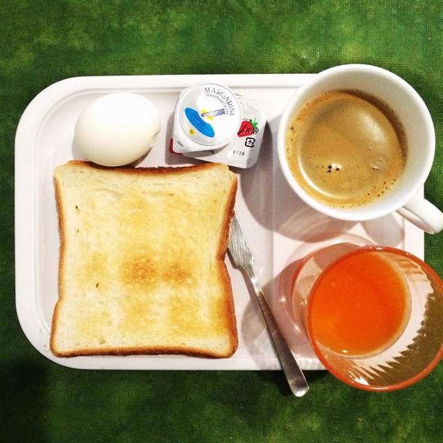 10月17日の朝ごはんは、美味しいトースト