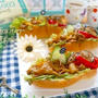 夏休みのお昼ごパンに♪豚肉のカレーソテーと夏野菜のロールパン