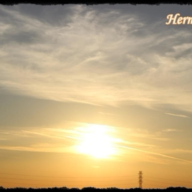 一転晴天♪　　～夕焼けの美しさ～