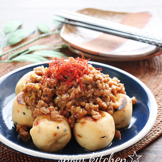 焼きがんもの麻婆あんかけ☆＆クックパッドニュースにレシピ掲載♪