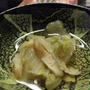 白菜とちくわの炊いたん　レンジでチン♪で