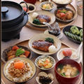 まぐろの生姜焼き！納豆ＴＫＧ！で、朝昼兼用お昼ごはん♪