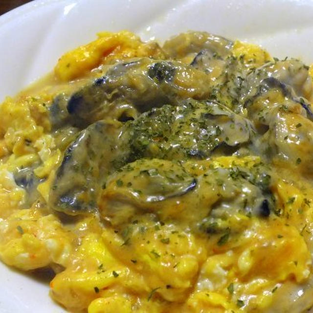 牡蠣のマヨネーズ炒め