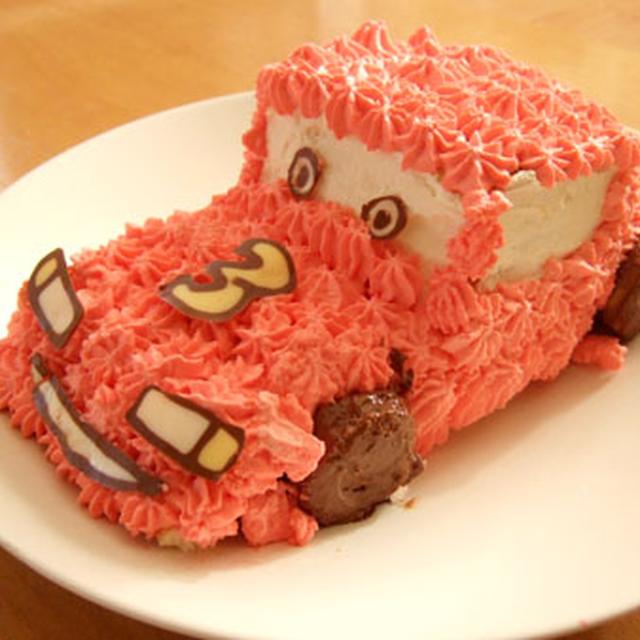 バースデーケーキ ヘンテコカーズ By Kikiさん レシピブログ 料理ブログのレシピ満載